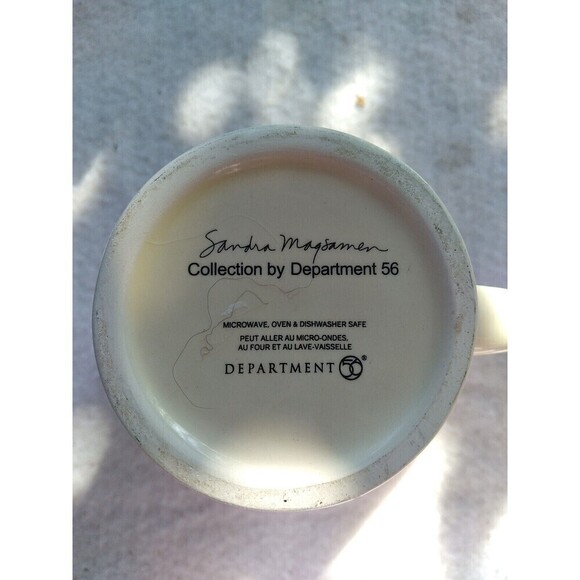 Dept 56   White Coffee Mug Tea Cup I'm no quitter - Picture 5 of 7